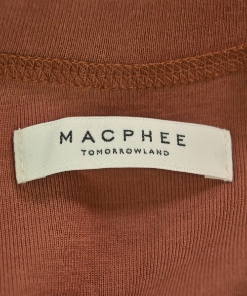 MACPHEE（マカフィー）タンクトップ 茶 サイズ:S レディース/2200696871054