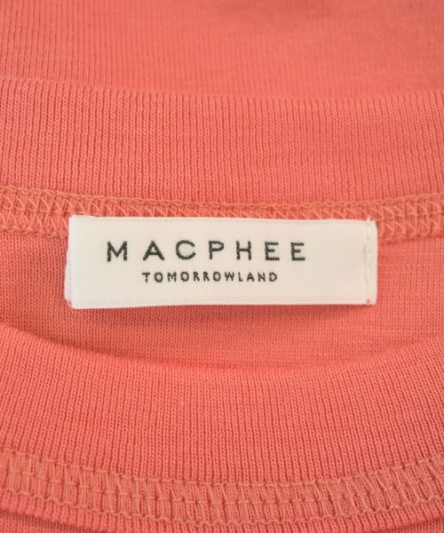 MACPHEE（マカフィー）Tシャツ・カットソー ピンク サイズ:S レディース/2200693195269