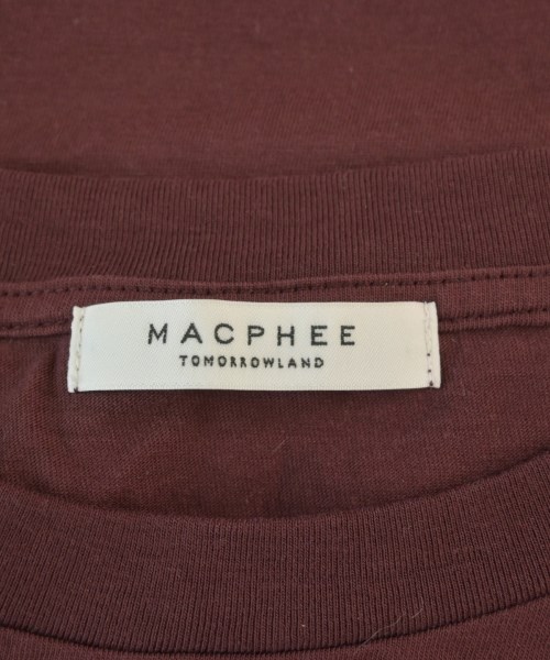 MACPHEE（マカフィー）Tシャツ・カットソー 赤 サイズ:S レディース/2200697770080
