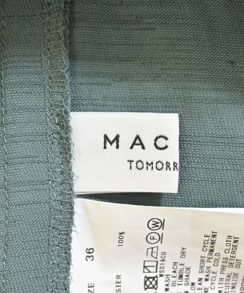 MACPHEE（マカフィー）その他 緑 サイズ:36(M位) レディース/2200692435168
