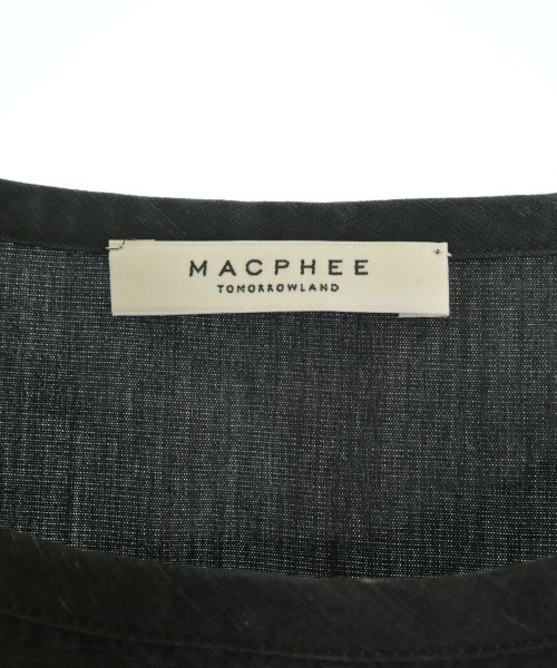 MACPHEE（マカフィー）ブラウス 黒 サイズ:36(M位) レディース/2200695285166