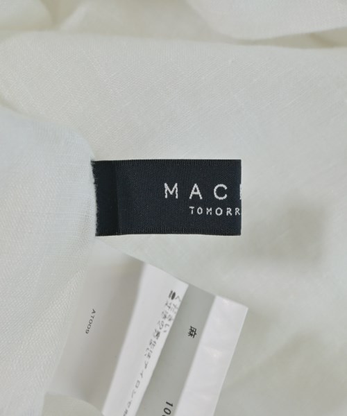 MACPHEE（マカフィー）シャツワンピース 白 サイズ:36(M位) レディース/2200698592193