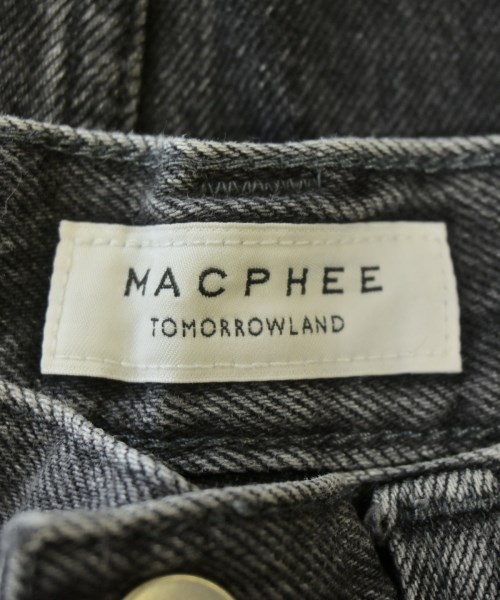 MACPHEE（マカフィー）デニムパンツ 黒 サイズ:36(M位) レディース/2200698592209