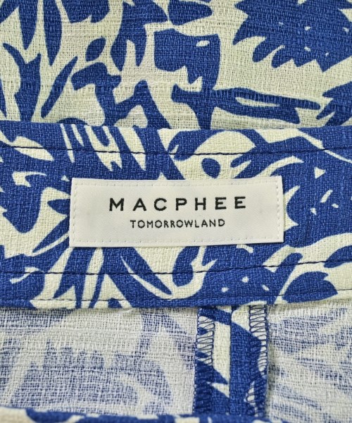 MACPHEE（マカフィー）ロング・マキシ丈スカート 青 サイズ:36(M位) レディース/2200694131051