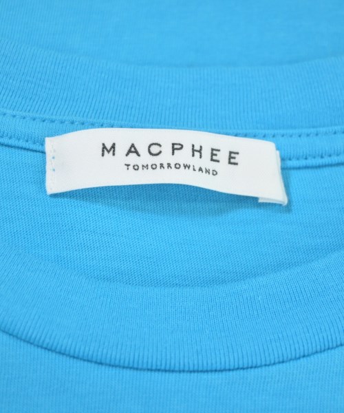 MACPHEE（マカフィー）Tシャツ・カットソー 青 サイズ:S レディース/2200694915064