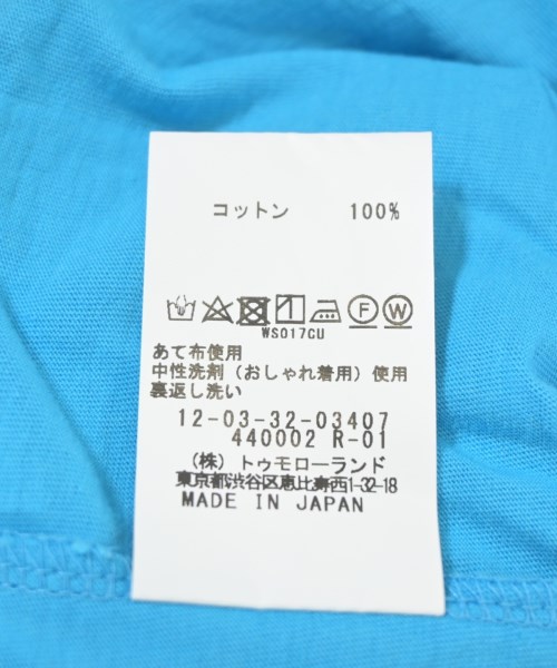 MACPHEE（マカフィー）Tシャツ・カットソー 青 サイズ:S レディース/2200694915064
