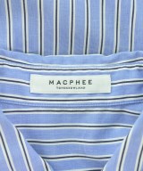 MACPHEE（マカフィー）カジュアルシャツ 青 サイズ:36(M位) レディース/2200694300020