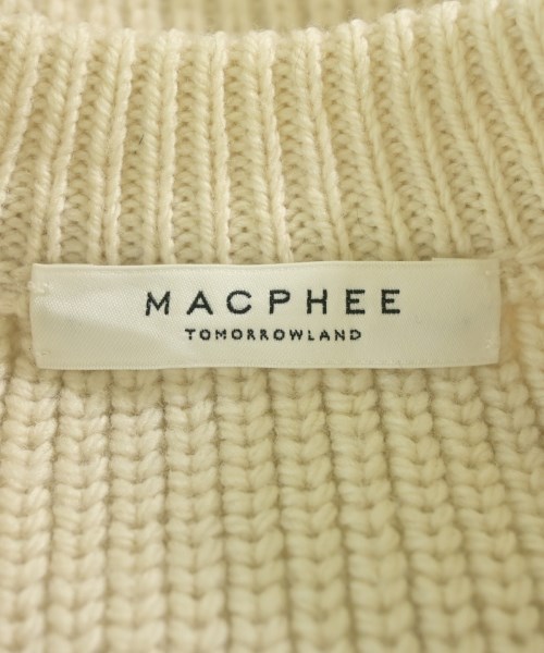 MACPHEE（マカフィー）ニット・セーター 白 サイズ:S レディース/2200699695053