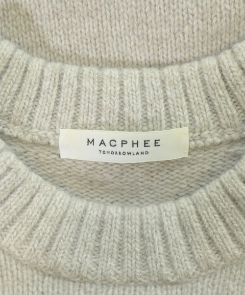 MACPHEE（マカフィー）ニット・セーター ベージュ サイズ:S レディース/2200693602040