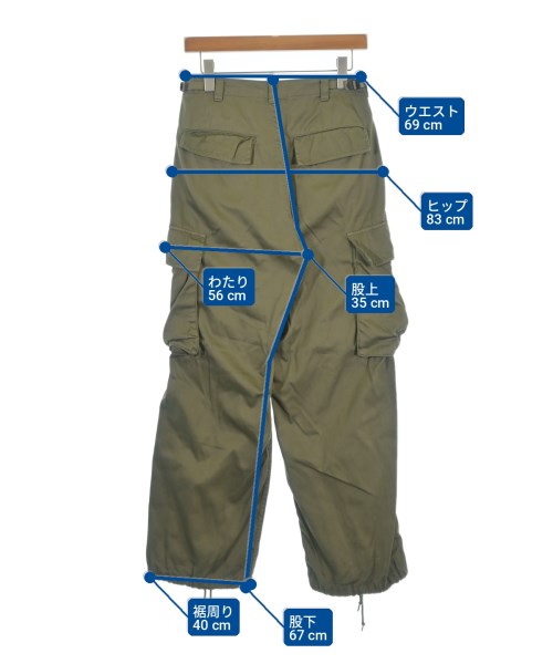MACPHEE（マカフィー）カーゴパンツ カーキ サイズ:36(M位) レディース/2200697838063