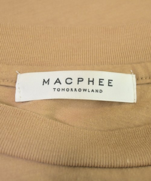 MACPHEE（マカフィー）Tシャツ・カットソー ベージュ サイズ:S レディース/2200698765306