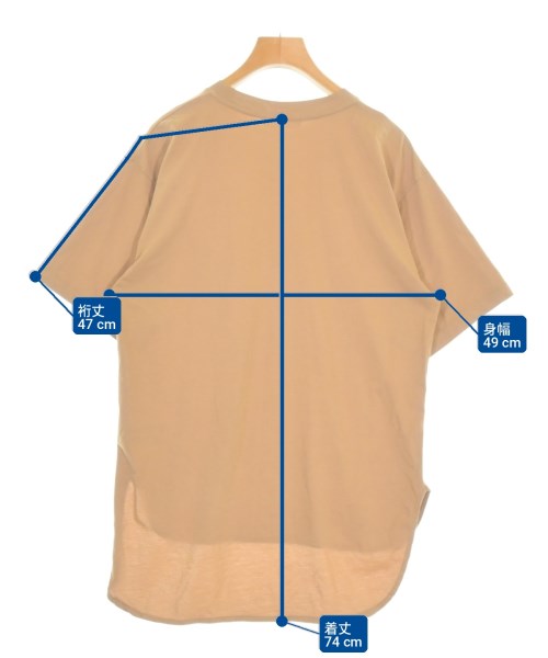 MACPHEE（マカフィー）Tシャツ・カットソー ベージュ サイズ:S レディース/2200698765306