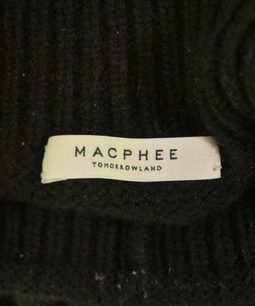 MACPHEE（マカフィー）ニット・セーター 黒 サイズ:S レディース/2200696820052