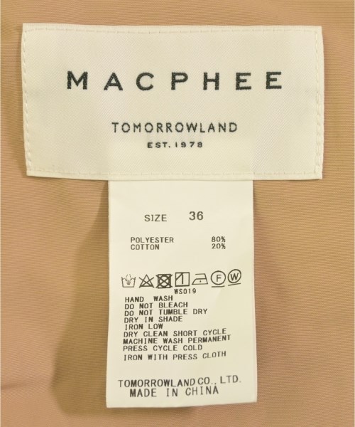 MACPHEE（マカフィー）その他 ベージュ サイズ:36(M位) レディース/2200699608015