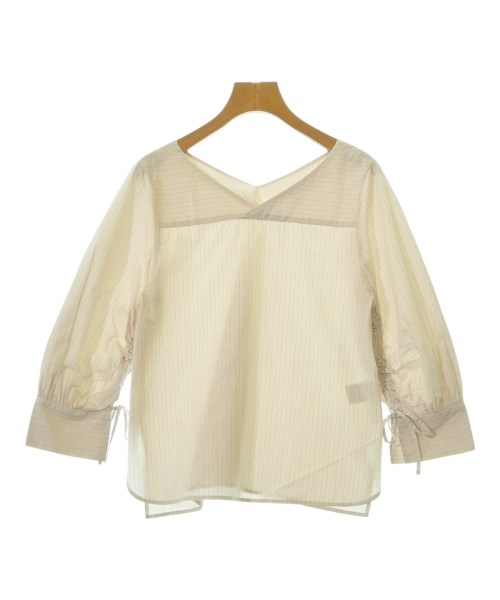 MACPHEE(マカフィー)ブラウス ベージュ サイズ:36(M位)/2200699083126
