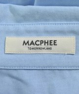 MACPHEE（マカフィー）カジュアルシャツ 青 サイズ:36(M位) レディース/2200650639065