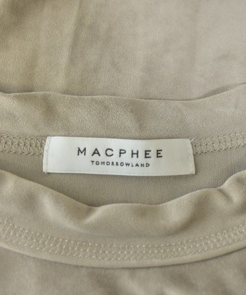 MACPHEE（マカフィー）Tシャツ・カットソー ベージュ サイズ:S レディース/2200654785065