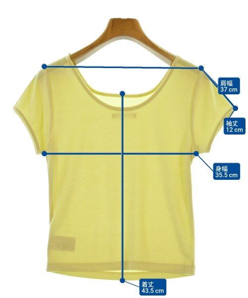 MACPHEE（マカフィー）Tシャツ・カットソー 黄 サイズ:S レディース/2200655147046