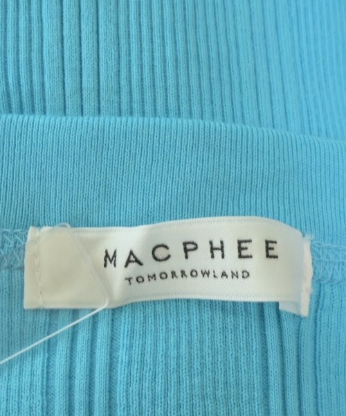 MACPHEE（マカフィー）Tシャツ・カットソー 青 サイズ:S レディース/2200649093076