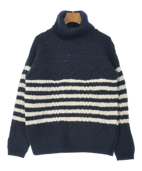 MACPHEE(マカフィー)ニット・セーター 紺 サイズ:S/2200646473086