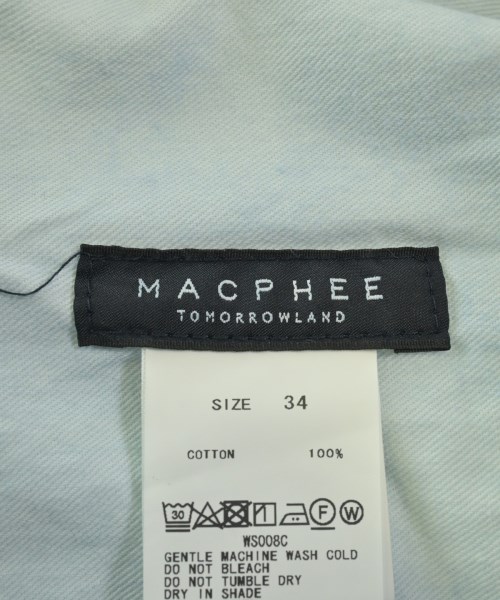 MACPHEE（マカフィー）デニムパンツ 紺 サイズ:34(S位) レディース/2200650182110