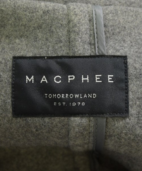 MACPHEE（マカフィー）ダッフルコート グレー サイズ:34(S位) レディース/2200630278017