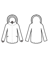 MACPHEE（マカフィー）ダッフルコート グレー サイズ:34(S位) レディース/2200630278017