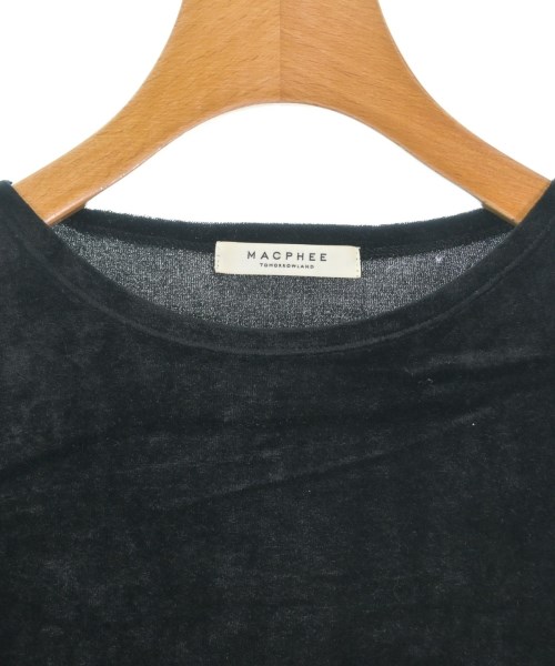 MACPHEE（マカフィー）Tシャツ・カットソー 黒 サイズ:S レディース/2200657201043