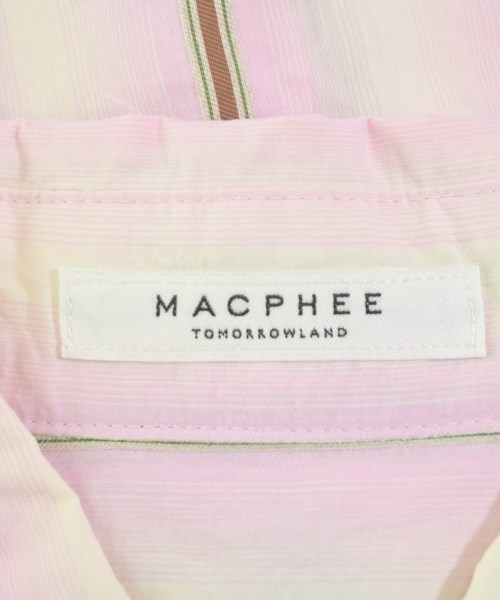 MACPHEE（マカフィー）カジュアルシャツ ピンク サイズ:36(M位) レディース/2200649665037