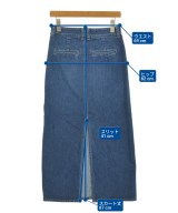 MACPHEE（マカフィー）ロング・マキシ丈スカート 青 サイズ:36(M位) レディース/2200649783021