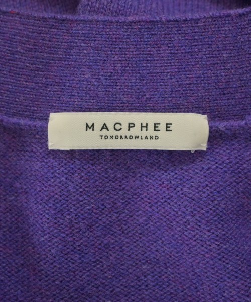 MACPHEE（マカフィー）カーディガン 紫 サイズ:S レディース/2200652882049