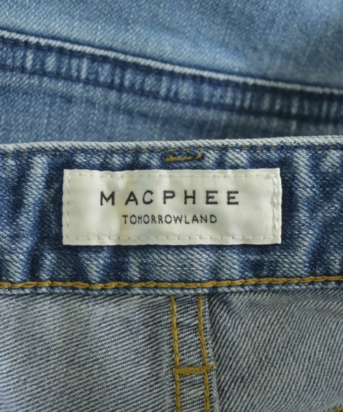 MACPHEE（マカフィー）デニムパンツ 青 サイズ:36(M位) レディース/2200655146056