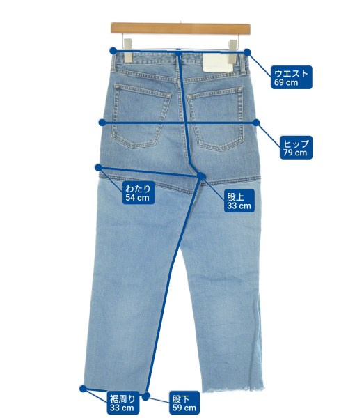 MACPHEE（マカフィー）デニムパンツ 青 サイズ:36(M位) レディース/2200655146056