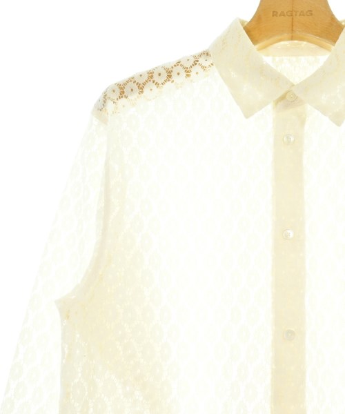 MACPHEE（マカフィー）カジュアルシャツ 白 サイズ:36(M位) レディース/2200650891128