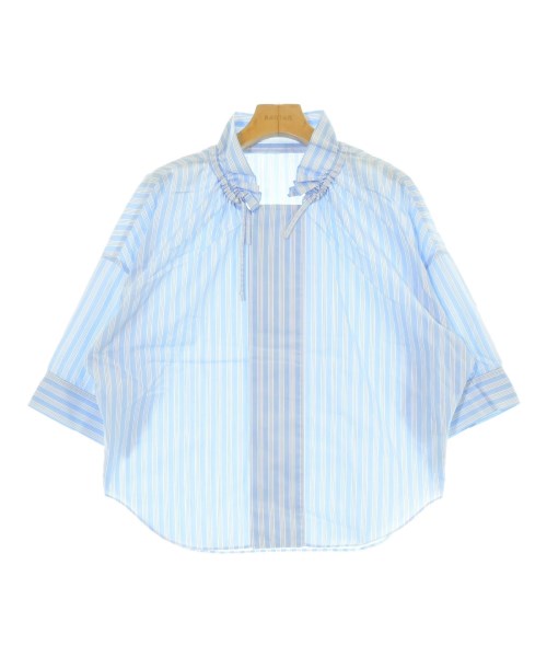 MACPHEE(マカフィー)ブラウス 青 サイズ:36(M位)/2200654956106