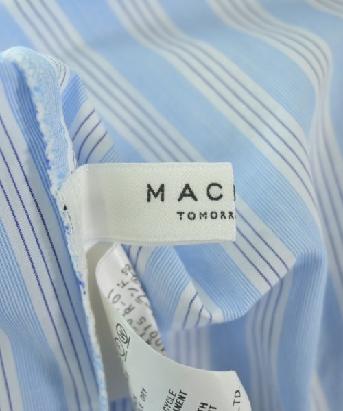MACPHEE（マカフィー）ブラウス 青 サイズ:36(M位) レディース/2200654956106