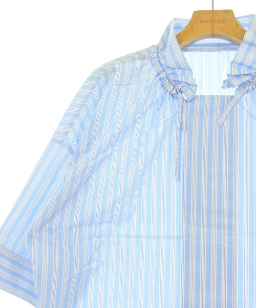 MACPHEE（マカフィー）ブラウス 青 サイズ:36(M位) レディース/2200654956106