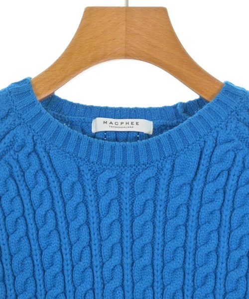 MACPHEE（マカフィー）ニット・セーター 青 サイズ:S レディース/2200656599011