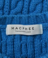 MACPHEE（マカフィー）ニット・セーター 青 サイズ:S レディース/2200656599011