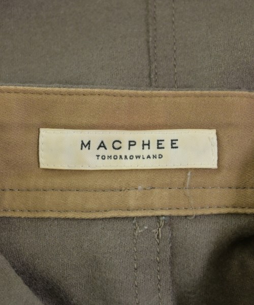MACPHEE（マカフィー）シャツワンピース 茶 サイズ:36(M位) レディース/2200658540011