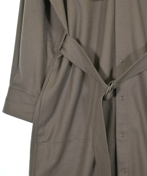 MACPHEE（マカフィー）シャツワンピース 茶 サイズ:36(M位) レディース/2200658540011