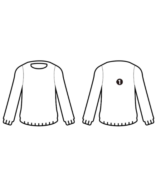 MACPHEE（マカフィー）ニット・セーター 白 サイズ:M レディース/2200652638035