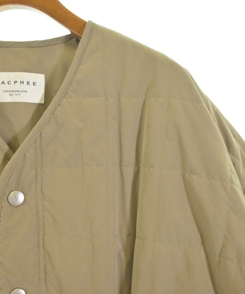 MACPHEE（マカフィー）ダウンジャケット/ダウンベスト カーキ サイズ:36(M位) レディース/2200654863015