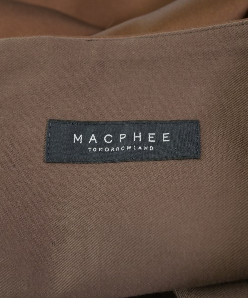 MACPHEE（マカフィー）ひざ丈スカート 茶 サイズ:36(M位) レディース/2200650401211