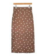 MACPHEE（マカフィー）ひざ丈スカート 茶 サイズ:36(M位) レディース/2200650401211