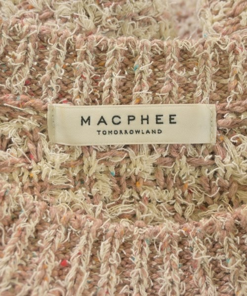MACPHEE（マカフィー）ニット・セーター ベージュ サイズ:S レディース/2200654009017