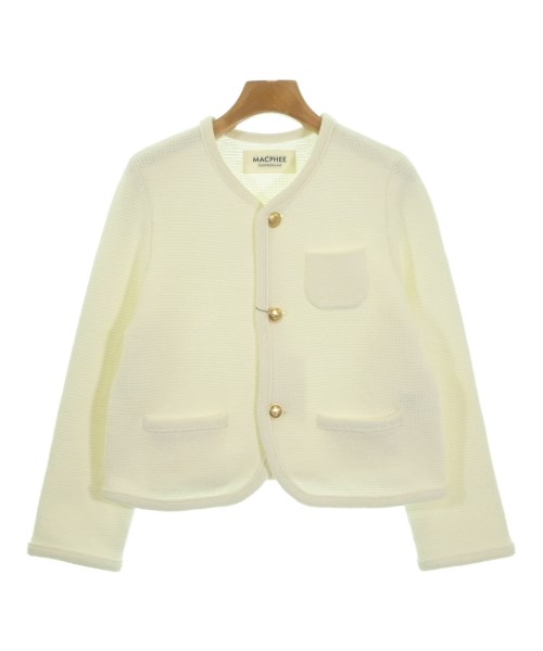 MACPHEE(マカフィー)カーディガン 白 サイズ:S/2200655922032