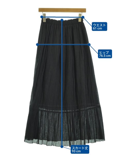 MACPHEE（マカフィー）ロング・マキシ丈スカート 黒 サイズ:36(M位) レディース/2200653811284