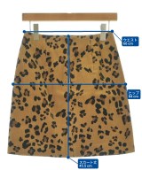 MACPHEE（マカフィー）ひざ丈スカート 茶 サイズ:34(S位) レディース/2200654999097