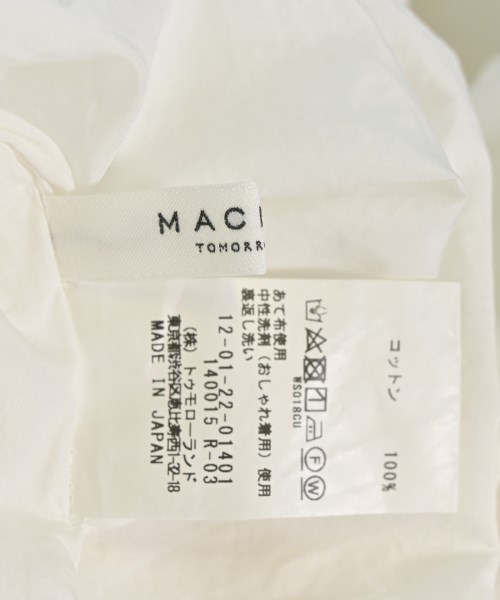 MACPHEE（マカフィー）ブラウス 白 サイズ:36(M位) レディース/2200706400038